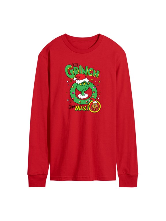 - Christmas - The Grinch & Max - Men's Long Sleeve T-Shirt
