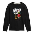 thumbnail image 1 of Dr. Seuss The Grinch - Christmas - The Grinch & Max - Toddler & Youth Long Sleeve Graphic T-Shirt, 1 of 4