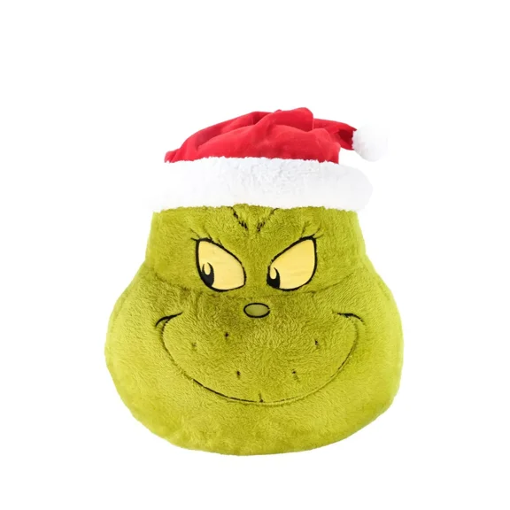 Dr. Seuss The Grinch Christmas Throw Pillow -18"x16"