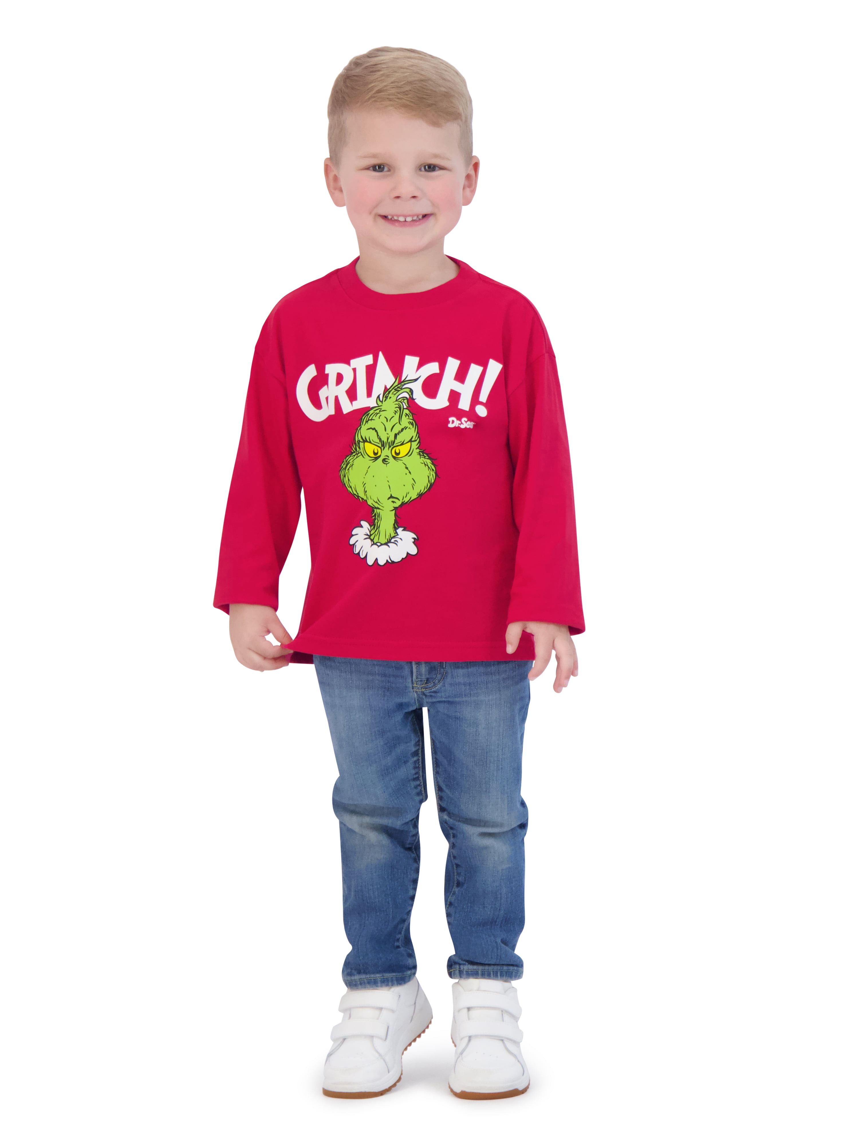 Dr. Seuss' The Grinch Christmas Toddler Unisex Long Sleeve T-Shirt ...