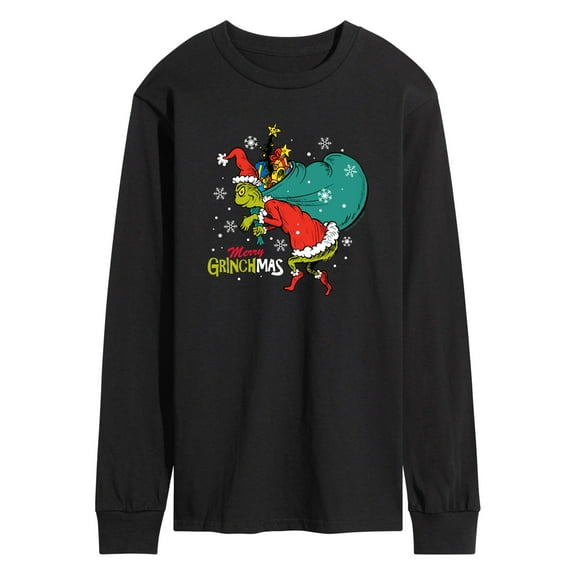 Dr. Seuss The Grinch - Christmas - Toy Bag Merry Grinchmas - Men's Long Sleeve T-Shirt