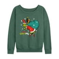 thumbnail image 1 of Dr. Seuss The Grinch - Christmas - Toy Bag Merry Grinchmas - Women's Lightweight French Terry Long Sleeve Shirt, 1 of 4