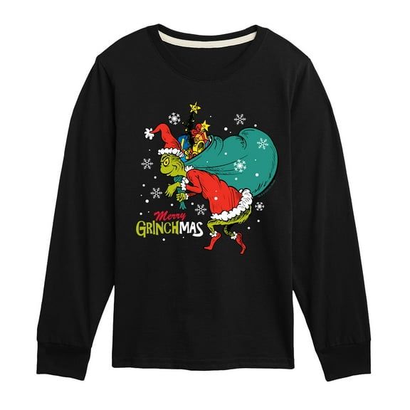 Dr. Seuss The Grinch - Christmas - Toy Collector - Toddler & Youth Long Sleeve Graphic T-Shirt