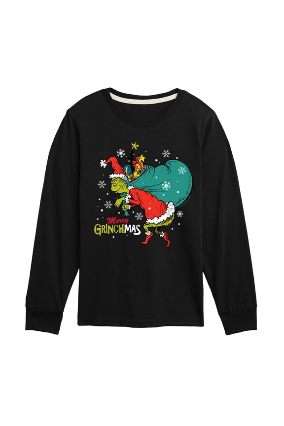 Dr. Seuss The Grinch - Christmas - Toy Collector - Toddler & Youth Long Sleeve Graphic T-Shirt