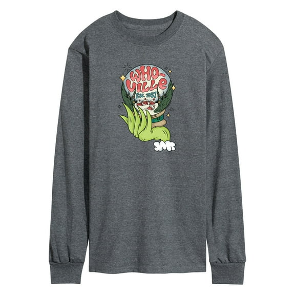 Dr. Seuss The Grinch - Christmas - Who-Ville Est. 1957 - Men's Long Sleeve T-Shirt
