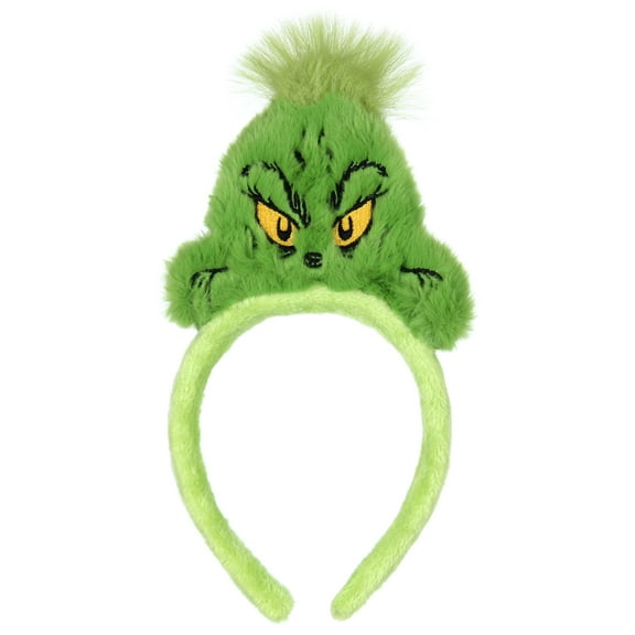 Dr. Seuss How The Grinch Stole Christmas Headband Embroidered Character Fabric Hairband Hair Accessory