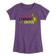 thumbnail image 1 of Dr. Seuss - The Grinch Cuddly As A Cactus - Toddler And Youth Girls Short Sleeve Graphic T-Shirt, 1 of 5