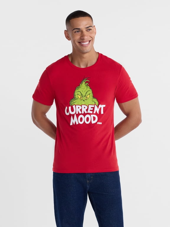 Current Mood Men's and Big Men's Graphic Christmas Tee, Sizes S-2XL