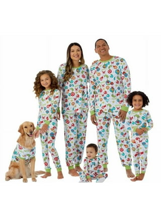 Dr. Seuss Family Pajama Grinch Costume Adult and Kid Sleepwear, Mom, Size:  2X 