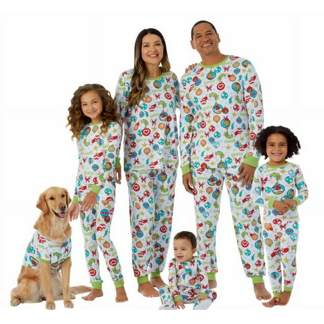 Dr. Seuss' The Grinch Family Pajamas for Pets, 1-Piece - Walmart.com