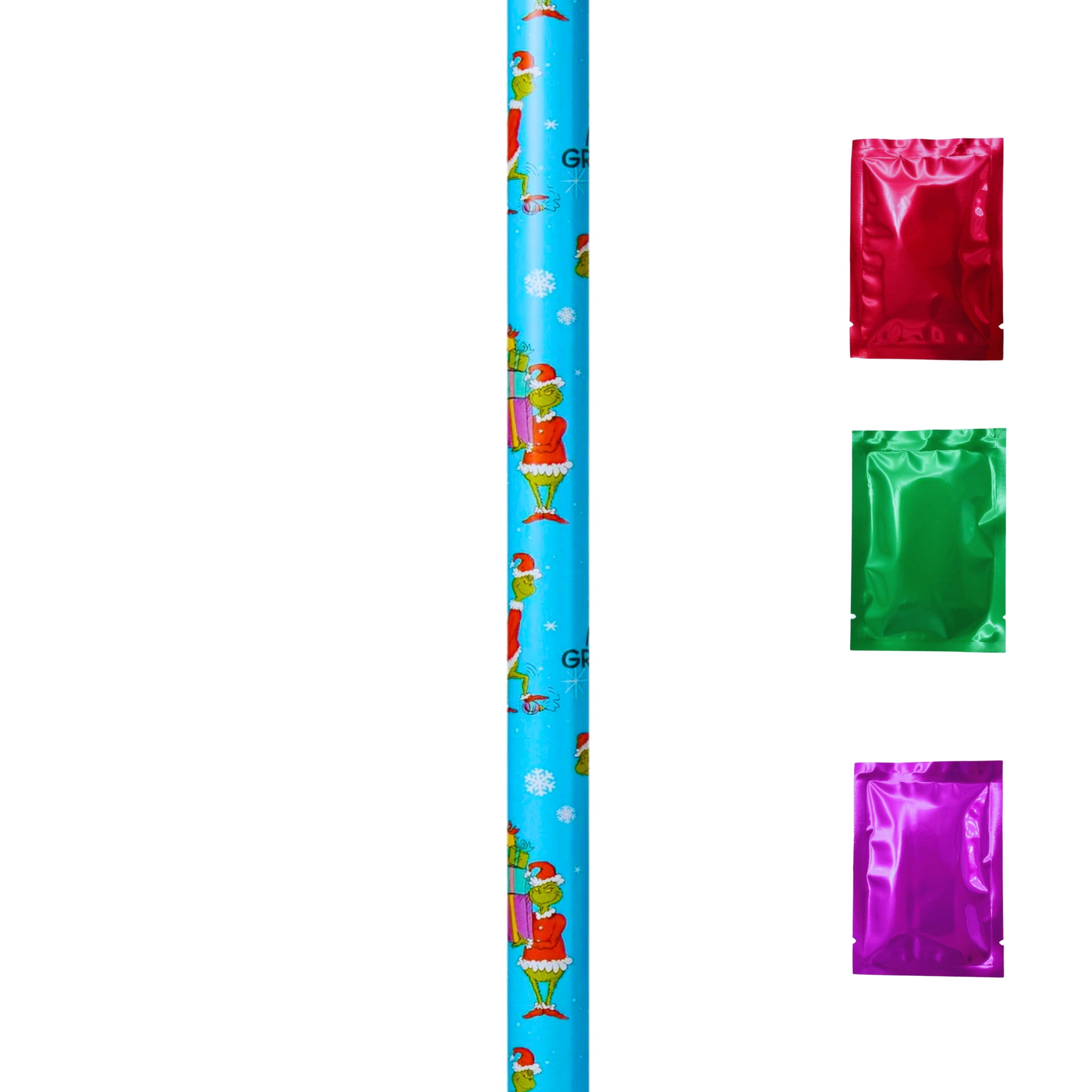 Dr. Seuss The Grinch Grinchmas Blue Christmas Premium Gift Wrapping