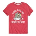 thumbnail image 1 of Dr. Seuss - The Grinch Here For The Roast Beast - Toddler And Youth Short Sleeve Graphic T-Shirt, 1 of 5