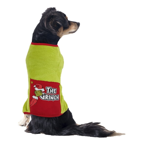 Dr. Seuss' The Grinch! Holiday Pet Pajamas for Cats & Dogs, The Grinch, Green, Extra Small