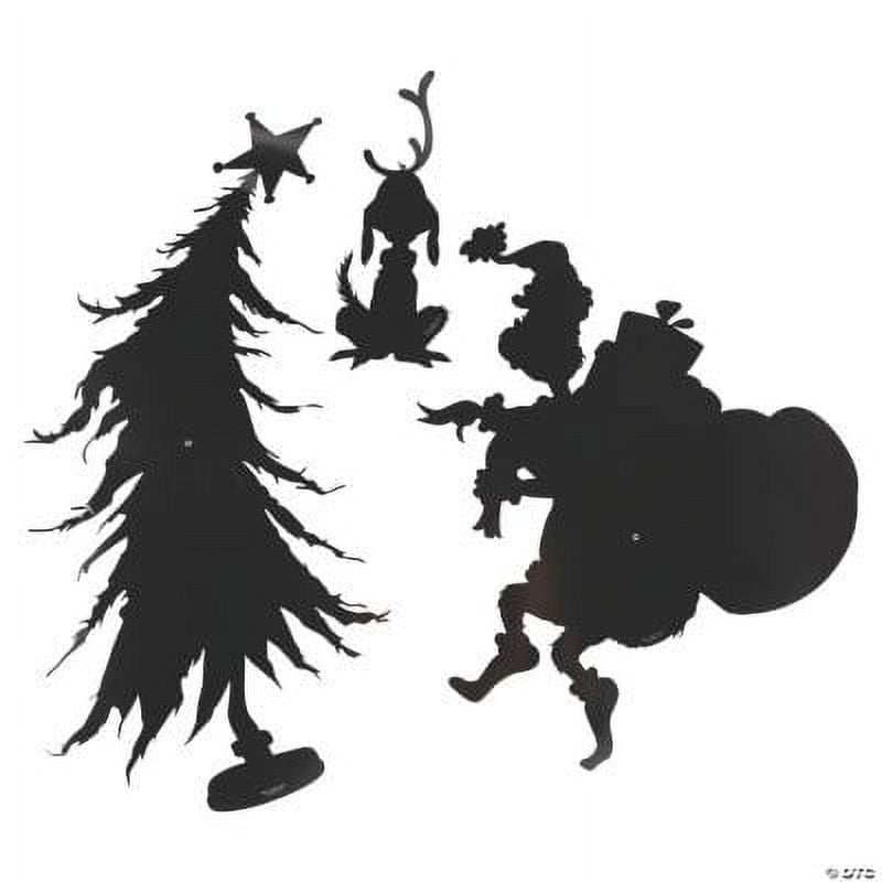 Seuss™ The Grinch Silhouette Wall Decorations, Christmas Party