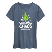 Dr. Seuss - The Grinch - Little Grinch - Christmas Chaos Coordinator - Womens Short Sleeve Graphic T-Shirt