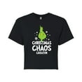 thumbnail image 1 of Dr. Seuss The Grinch - Little Grinch - Christmas Chaos Creator - Juniors Cropped Cotton Blend T-Shirt, 1 of 4