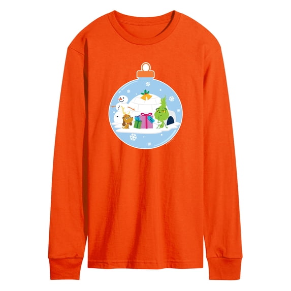 Dr. Seuss The Grinch - Little Grinch - Christmas Igloo - Men's Long Sleeve T-Shirt