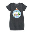 thumbnail image 1 of Dr. Seuss The Grinch - Little Grinch - Christmas Igloo - Toddler & Youth Girls Fleece Dress, 1 of 3