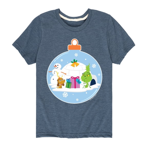 Dr. Seuss The Grinch - Little Grinch - Christmas Igloo - Toddler & Youth Short Sleeve Graphic T-Shirt