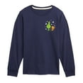 thumbnail image 1 of Dr. Seuss The Grinch - Little Grinch - Enjoying Snowflakes - Toddler & Youth Long Sleeve Graphic T-Shirt, 1 of 4