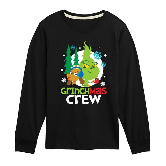 Dr. Seuss The Grinch - Little Grinch - Grinchmas Crew - Toddler & Youth Long Sleeve Graphic T-Shirt