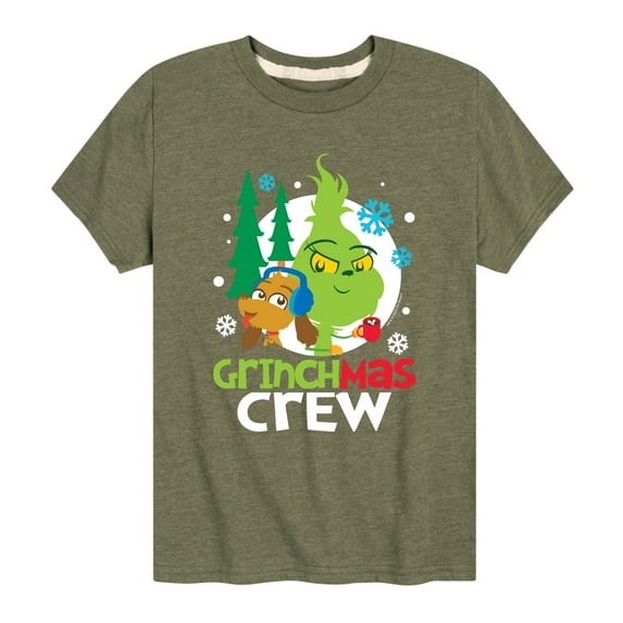 Dr. Seuss The Grinch - Little Grinch - Grinchmas Crew - Toddler & Youth Short Sleeve Graphic T-Shirt