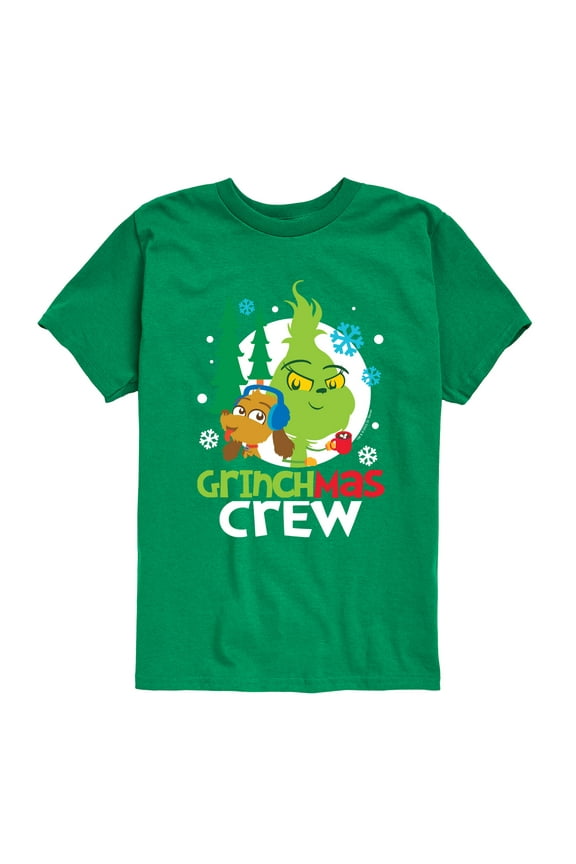 Dr. Seuss The Grinch - Little Grinch - Grinchmas Crew - Toddler & Youth Short Sleeve Graphic T-Shirt
