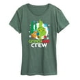 thumbnail image 1 of Dr. Seuss The Grinch - Little Grinch - Grinchmas Crew - Women's Short Sleeve Graphic T-Shirt, 1 of 1