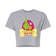 thumbnail image 1 of Dr. Seuss The Grinch - Little Grinch - My Best Friend Has Fur - Juniors Cropped Cotton Blend T-Shirt, 1 of 4
