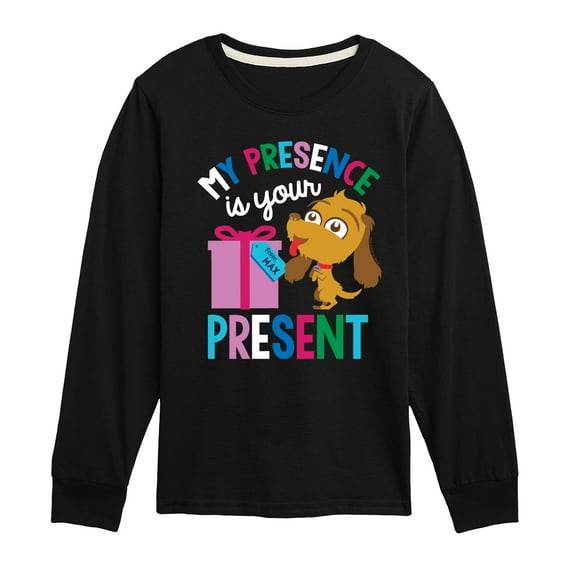 Dr. Seuss The Grinch - Little Grinch - My Presence Is Your Present - Toddler & Youth Long Sleeve T-Shirt
