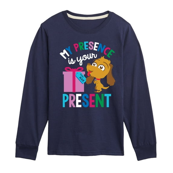 Dr. Seuss The Grinch - Little Grinch - My Presence Is Your Present - Toddler & Youth Long Sleeve T-Shirt