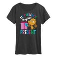 thumbnail image 1 of Dr. Seuss The Grinch - Little Grinch - My Presence Is Your Present - Women's Short Sleeve Graphic T-Shirt, 1 of 4