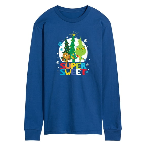 Dr. Seuss The Grinch - Little Grinch - Super Sweet - Men's Long Sleeve T-Shirt