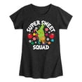 thumbnail image 1 of Dr. Seuss The Grinch - Little Grinch - Super Sweet Squad - Toddler & Youth Girls Short Sleeve Graphic T-Shirt, 1 of 4
