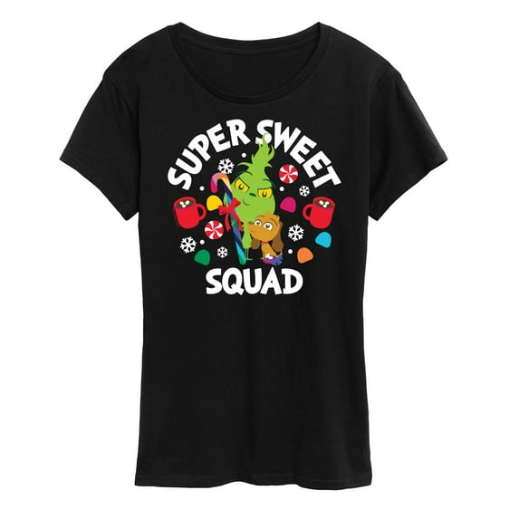 Dr. Seuss The Grinch - Little Grinch - Super Sweet Squad - Women's Short Sleeve Graphic T-Shirt