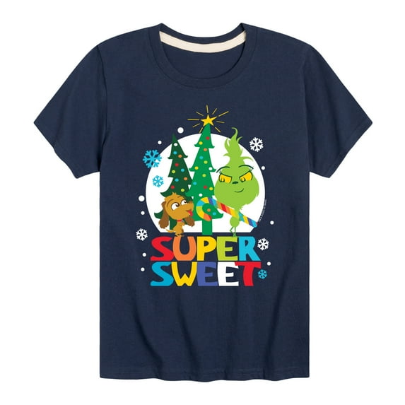 Dr. Seuss The Grinch - Little Grinch - Super Sweet - Toddler & Youth Short Sleeve Graphic T-Shirt