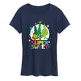 thumbnail image 1 of Dr. Seuss The Grinch - Little Grinch - Super Sweet - Women's Short Sleeve Graphic T-Shirt, 1 of 4