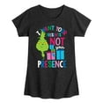 thumbnail image 1 of Dr. Seuss The Grinch - Little Grinch - Want Presents Not Presence - Toddler & Youth Girls Short Sleeve T-Shirt, 1 of 4