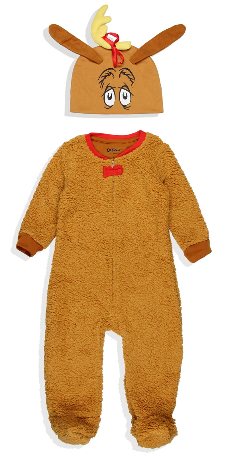 Dr. Seuss The Grinch Matching Family Costume Pajama Fleece Union Suit ...