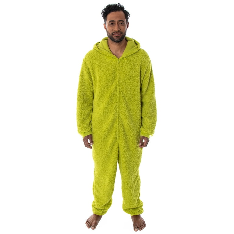 Dr. Seuss Grinch Costume Fleece Onesie