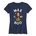 thumbnail image 1 of Dr. Seuss - The Grinch Max Is My Boo - Women's Short Sleeve Graphic T-Shirt, 1 of 5