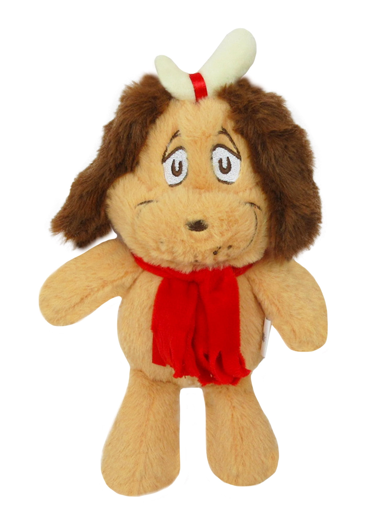 Seuss' The Grinch Max Squeaky Plush Dog Toy, Brown