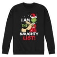 thumbnail image 1 of Dr. Seuss - The Grinch - Men's Crew Neck Fleece Pullover, 1 of 5