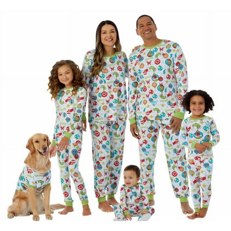License Grinch Pajamas Set for Family Men