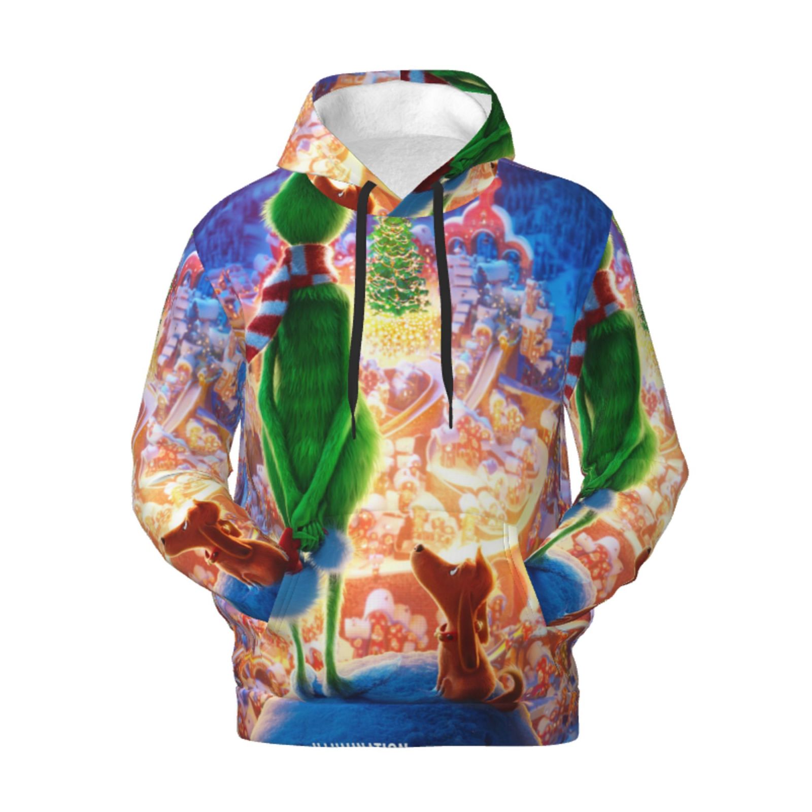 Dr. Seuss The Grinch Men's Hoodies Sweatshirt Soft Plush Fleece Hoody