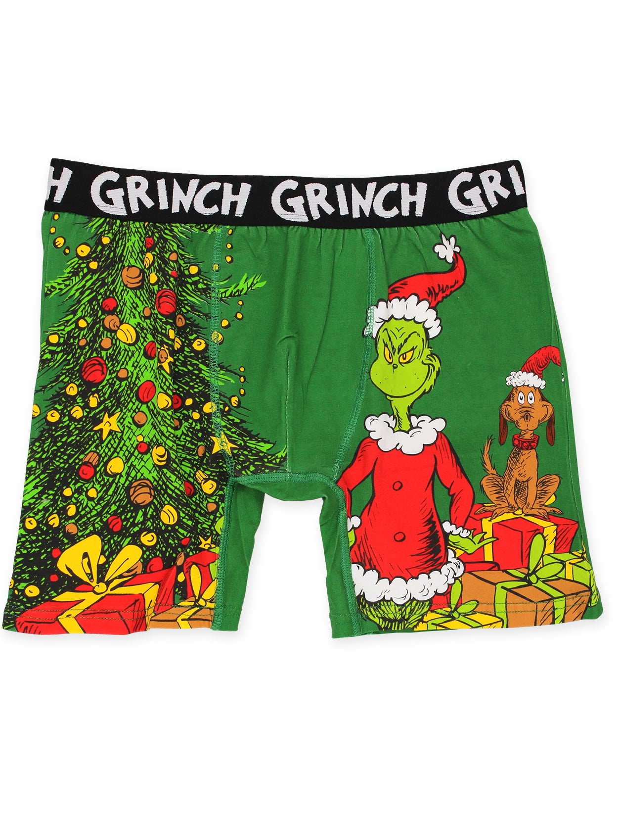 Dr. Seuss The Grinch Mens Holiday Boxer Lounge Shorts MF20269BX ...