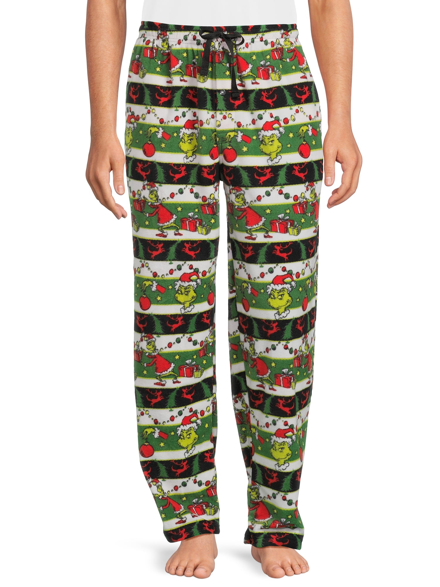 Dr. Seuss The Grinch Mens Microfleece Sleep Pant, Sizes SXL