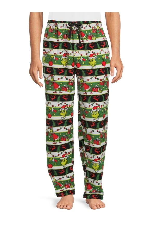 The Grinch Mens Microfleece Sleep Pant, Sizes S-XL