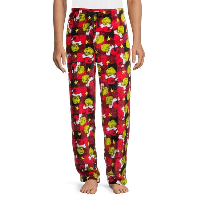 Dr. Seuss The Grinch Mens Superminky Sleep Pant, Sizes SXL