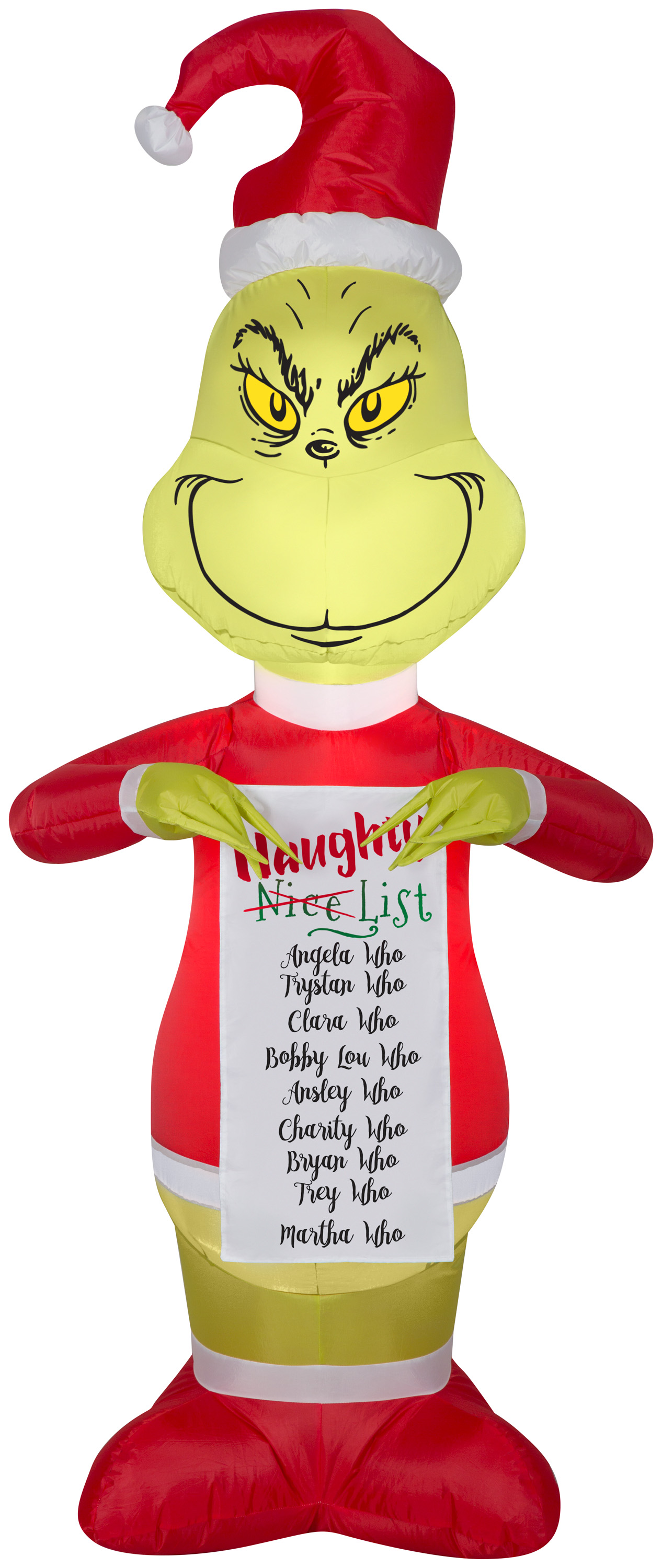 Dr. Seuss The Grinch Naughty List 5.5ft tall by Gemmy Industries - image 1 of 6